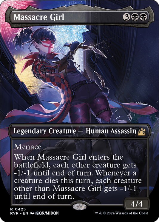 Massacre Girl (RVR-425) (Borderless) (Foil)