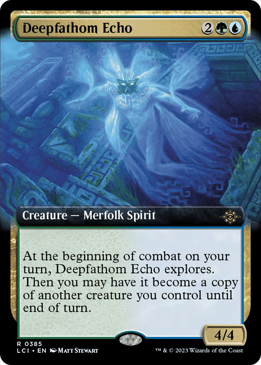 Deepfathom Echo (LCI-385) (Extended Art) (Foil)