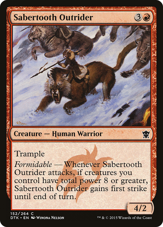 Sabertooth Outrider (DTK-152) (Foil)