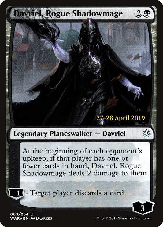 Davriel, Rogue Shadowmage (PRE-83S) (Foil)