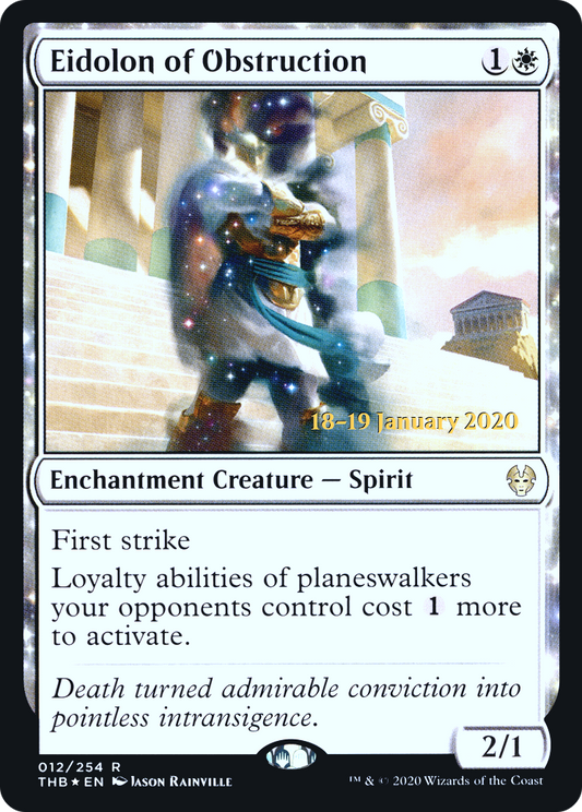 Eidolon of Obstruction (PRE-12S) (Foil)