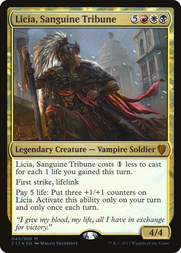 Licia, Sanguine Tribune (C17-040) (Foil)