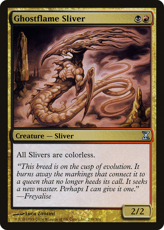 Ghostflame Sliver (TSP-239) (Foil)