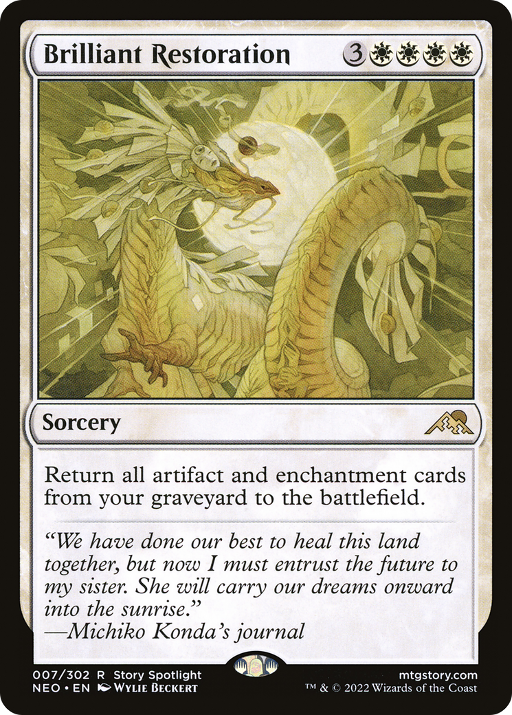 Brilliant Restoration (NEO-007) (Foil)