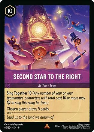 Second Star to the Right (9-060) (Cold Foil)