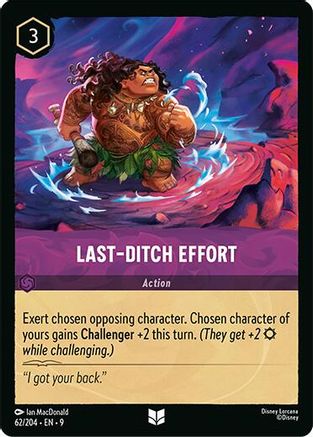 Last-Ditch Effort (9-062) (Cold Foil)