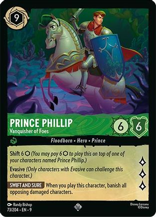 Prince Phillip - Vanquisher of Foes (9-073) (Cold Foil)