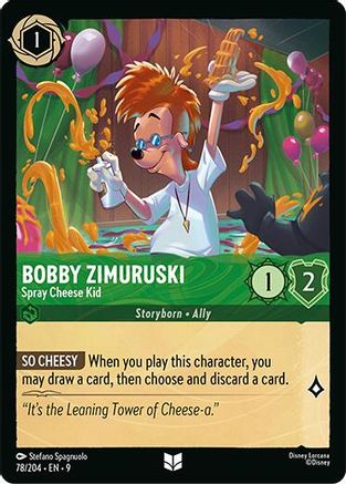 Bobby Zimuruski - Spray Cheese Kid (9-078) (Cold Foil)