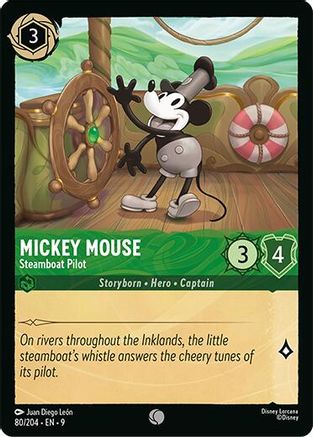 Mickey Mouse - Steamboat Pilot (9-080)