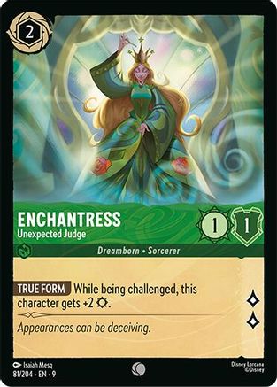 Enchantress - Unexpected Judge (9-081) (Cold Foil)