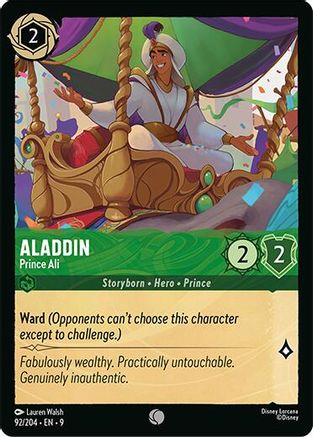 Aladdin - Prince Ali (9-092) (Cold Foil)