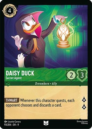 Daisy Duck - Secret Agent (9-093) (Cold Foil)