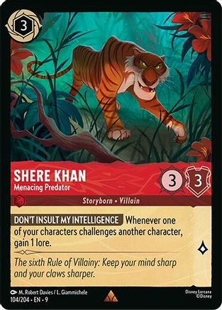 Shere Khan - Menacing Predator (9-104)