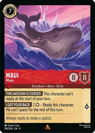 Maui - Whale (9-106) (Cold Foil)