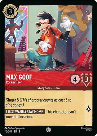 Max Goof - Rockin' Teen (9-112) (Cold Foil)