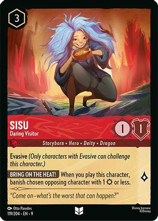 Sisu - Daring Visitor (9-119) (Cold Foil)