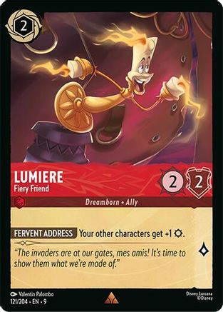 Lumiere - Fiery Friend (9-121) (Cold Foil)