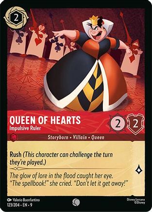 Queen of Hearts - Impulsive Ruler (9-123)