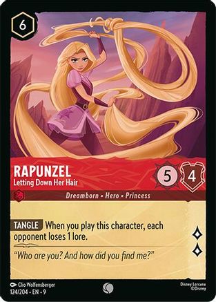 Rapunzel - Letting Down Her Hair (9-124) (Cold Foil)