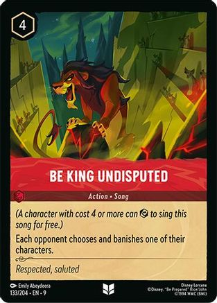 Be King Undisputed (9-133)