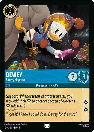 Dewey - Showy Nephew (9-139) (Cold Foil)