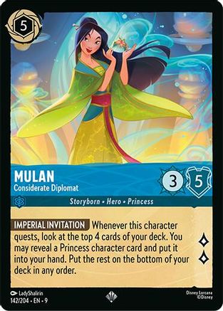 Mulan - Considerate Diplomat (9-142)
