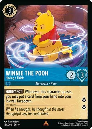 Winnie the Pooh - Having a Think (9-159) (Cold Foil)