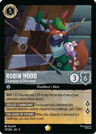 Robin Hood - Champion of Sherwood (9-177) (Cold Foil)