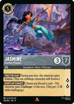 Jasmine - Fearless Princess (9-178) (Cold Foil)