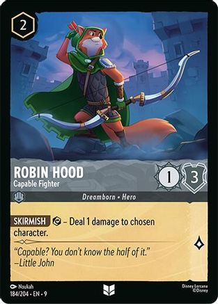 Robin Hood - Capable Fighter (9-184)