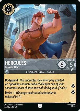 Hercules - Beloved Hero (9-186) (Cold Foil)