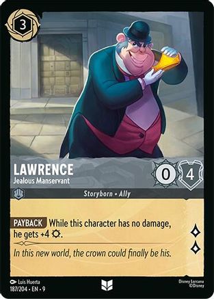 Lawrence - Jealous Manservant (9-187) (Cold Foil)