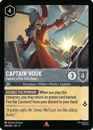 Captain Hook - Captain of the Jolly Roger (9-190)