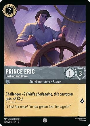 Prince Eric - Dashing and Brave (9-194) (Cold Foil)