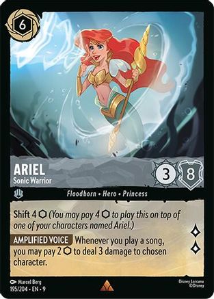 Ariel - Sonic Warrior (9-195) (Cold Foil)