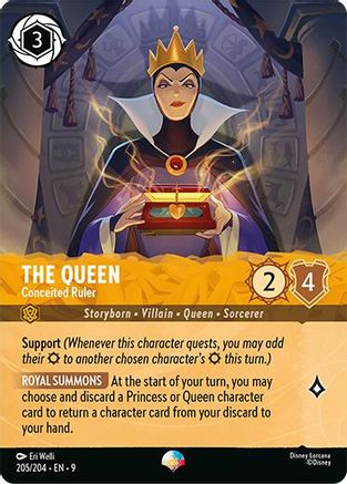 The Queen - Conceited Ruler (Epic) (9-205) (Holofoil)
