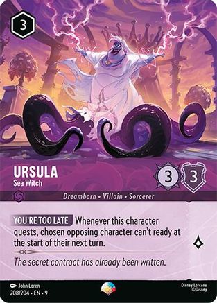 Ursula - Sea Witch (Epic) (9-208) (Holofoil)