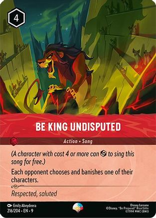 Be King Undisputed (Epic) (9-216) (Holofoil)