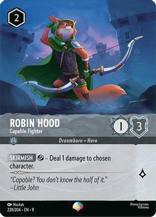 Robin Hood - Capable Fighter (Epic) (9-220) (Holofoil)