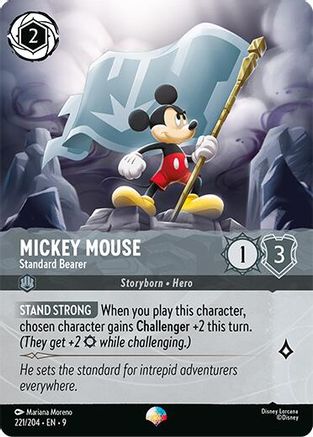 Mickey Mouse - Standard Bearer (Epic) (9-221) (Holofoil)