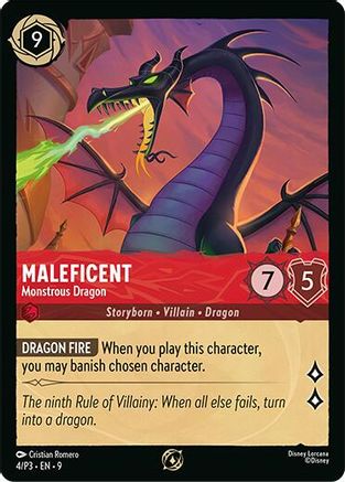 Maleficent - Monstrous Dragon (Store Championship Participant) (DLPC-004)