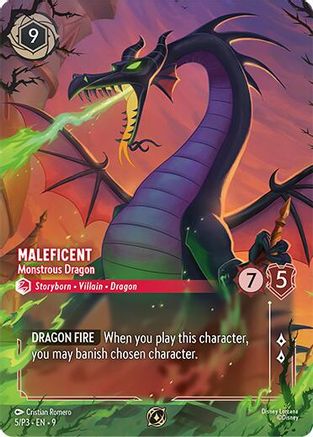 Maleficent - Monstrous Dragon (Store Championship) (DLPC-005) (Holofoil)