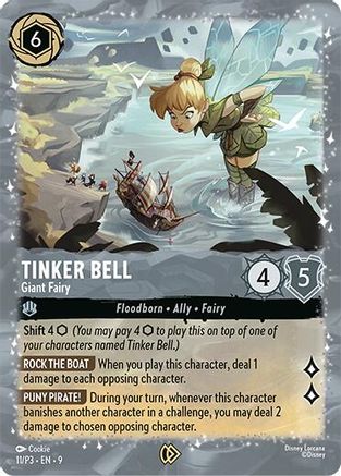 Tinker Bell - Giant Fairy (DLPC-011) (Holofoil)