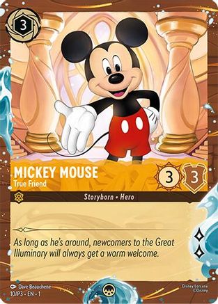 Mickey Mouse - True Friend (Disney Cruise Promo) (DLPC-010) (Holofoil)