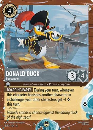 Donald Duck - Buccaneer (Disney Cruise Promo) (DLPC-015) (Holofoil)
