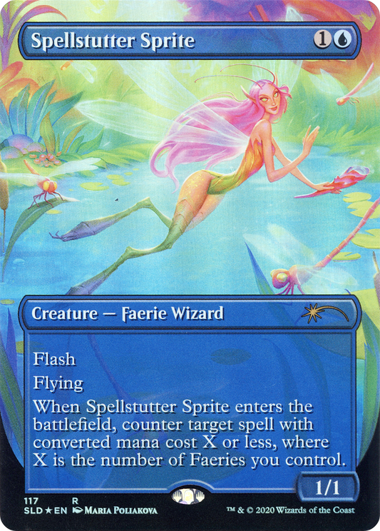 Spellstutter Sprite (SLD-117) (Borderless) (Foil)