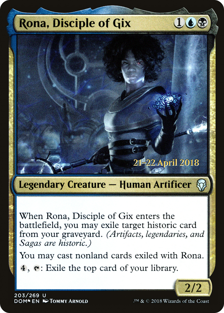 Rona, Disciple of Gix (PRE-203S) (Foil)
