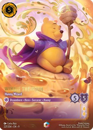 Winnie the Pooh - Hunny Wizard (Enchanted) (9-227) (Holofoil)