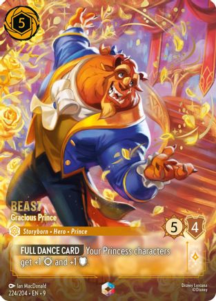 Beast - Gracious Prince (Enchanted) (9-224) (Holofoil)