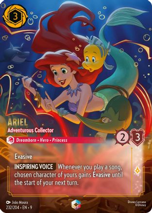 Ariel - Adventurous Collector (Enchanted) (9-232) (Holofoil)